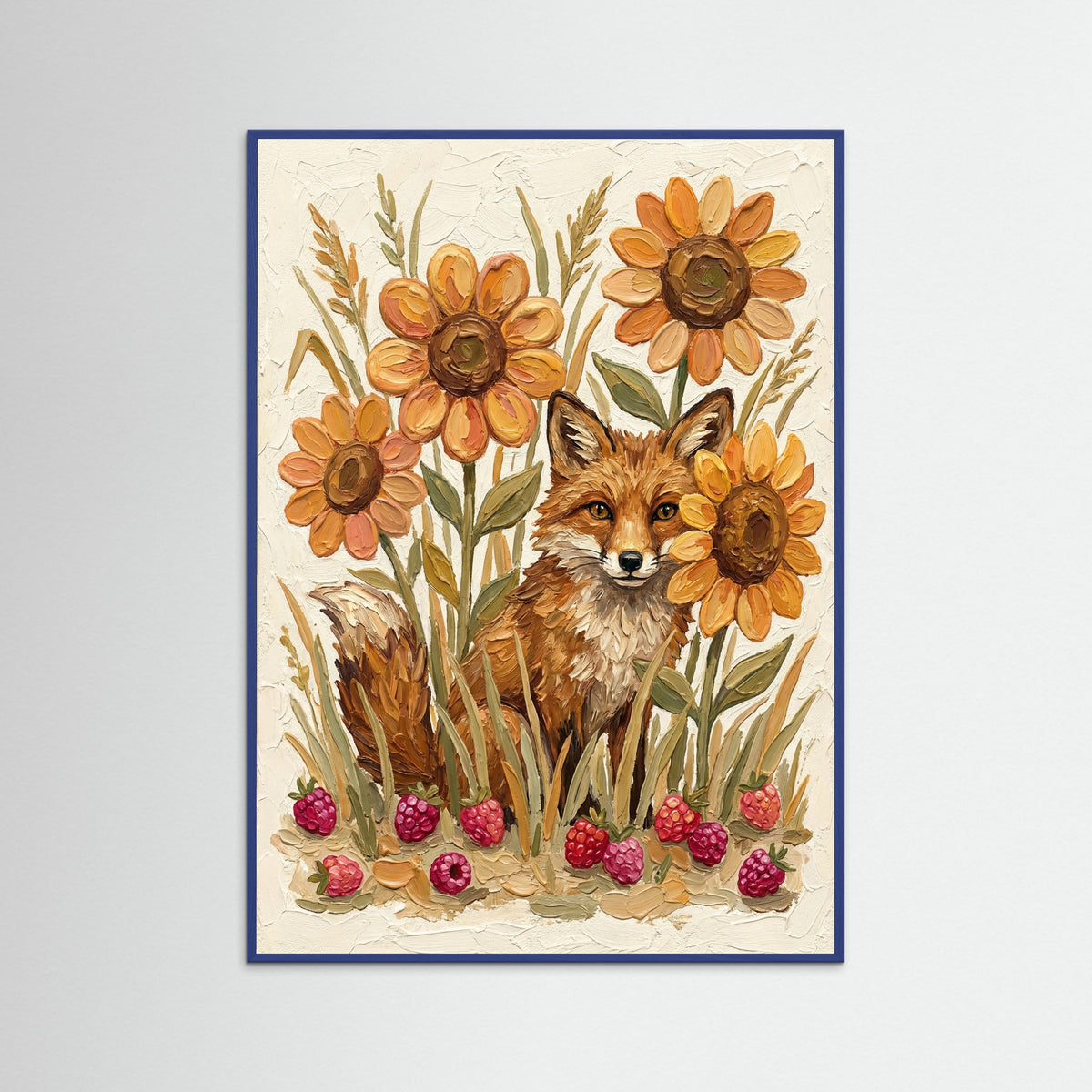 Blue Wood Garden Birds Bouquet