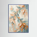 Blue Wood Garden Brushstrokes