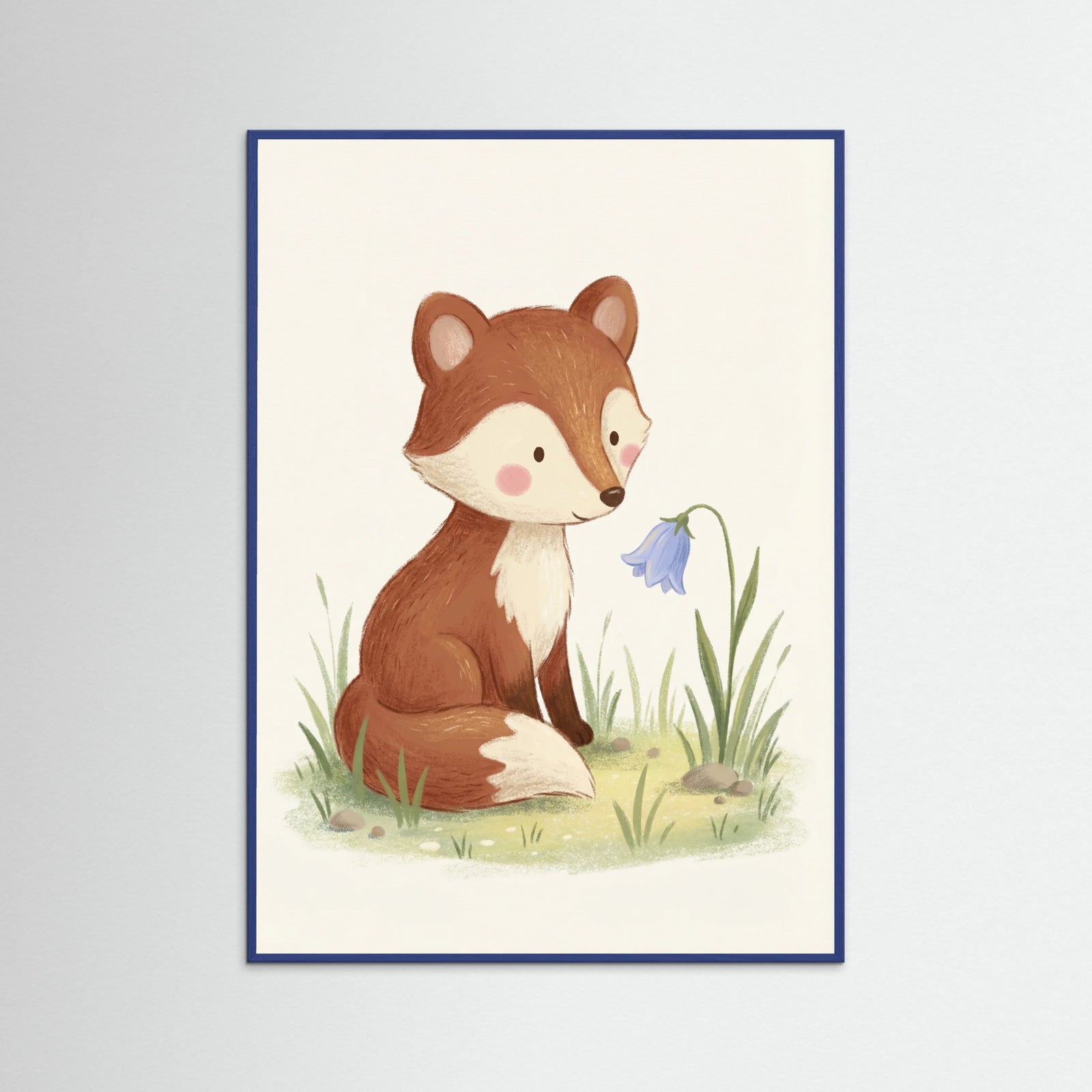Blue Wood Gentle Bear Flower