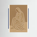 Blue Wood Gentle Contours