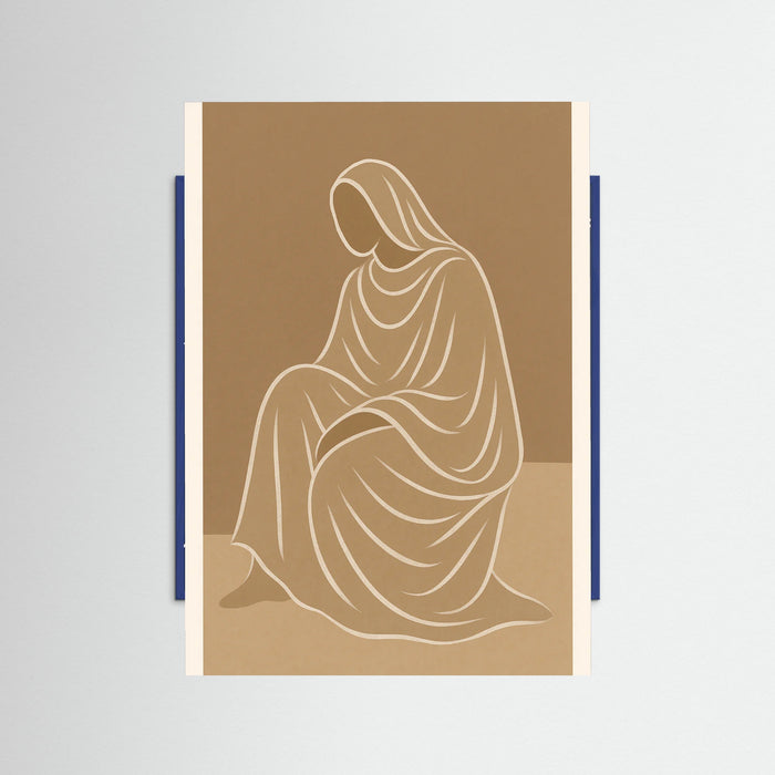 Blue Wood Gentle Contours