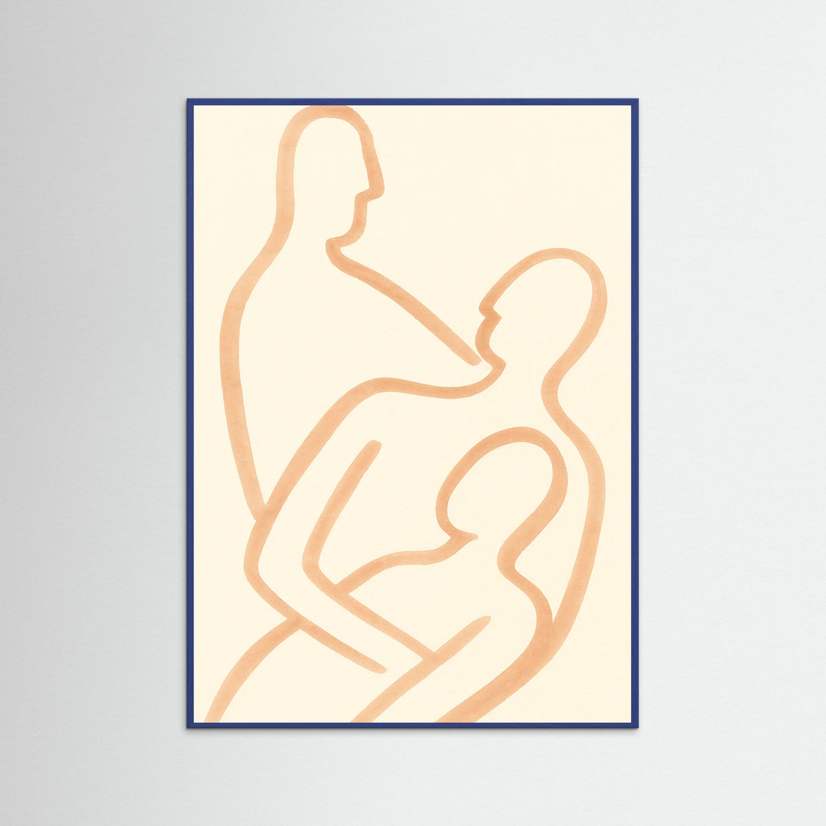 Blue Wood Gentle Contours