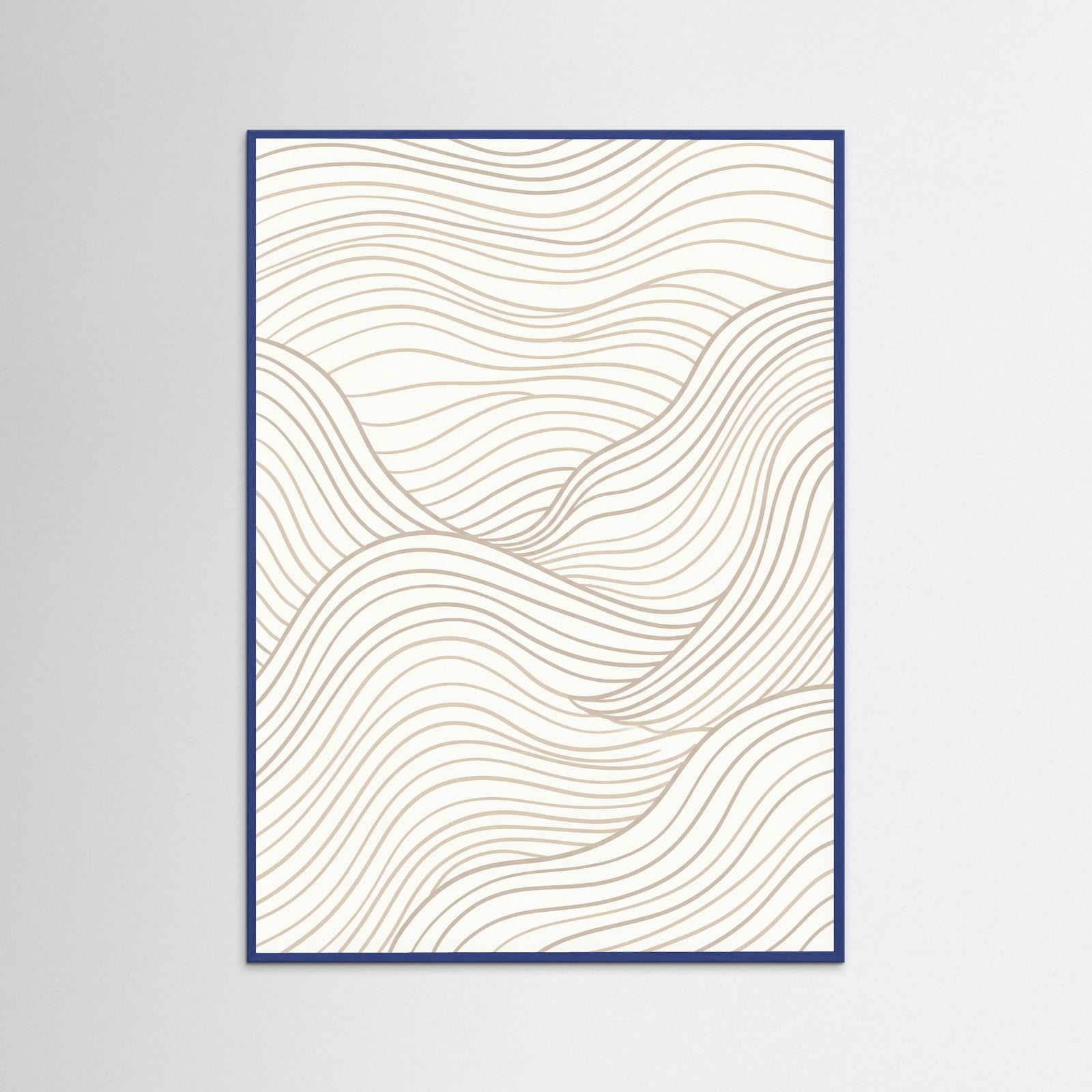 Blue Wood Gentle Curves