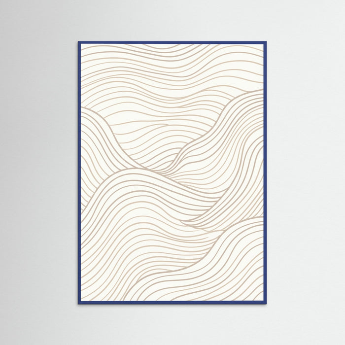 Blue Wood Gentle Curves
