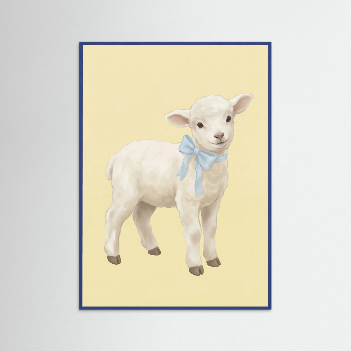 Blue Wood Gentle Duck