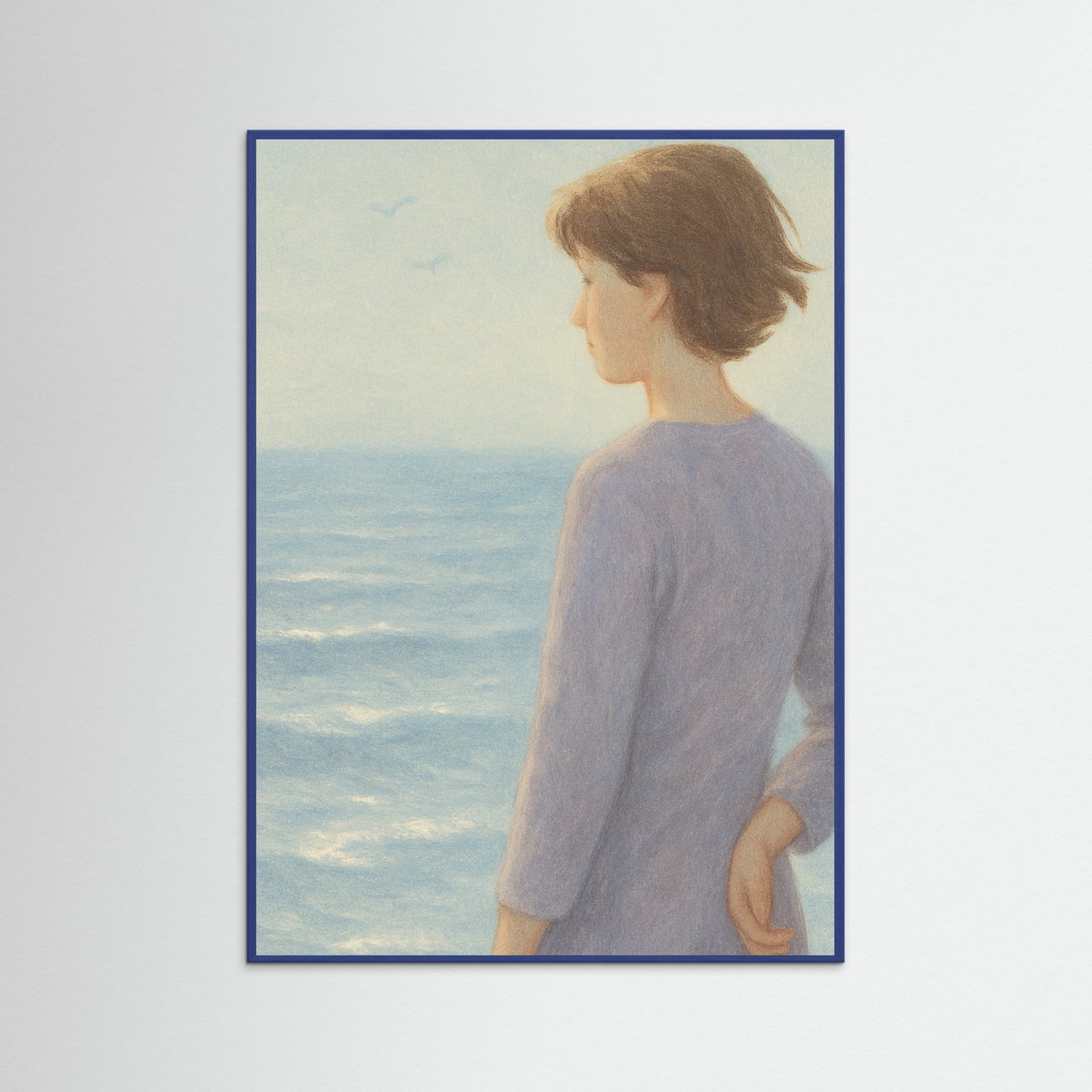 Blue Wood Gentle Waves