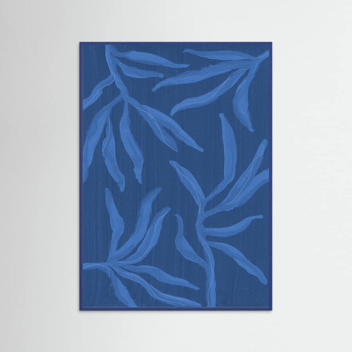 Affiche Ghost Fern 2 Indigo Monochrome – affiche et impression d’art