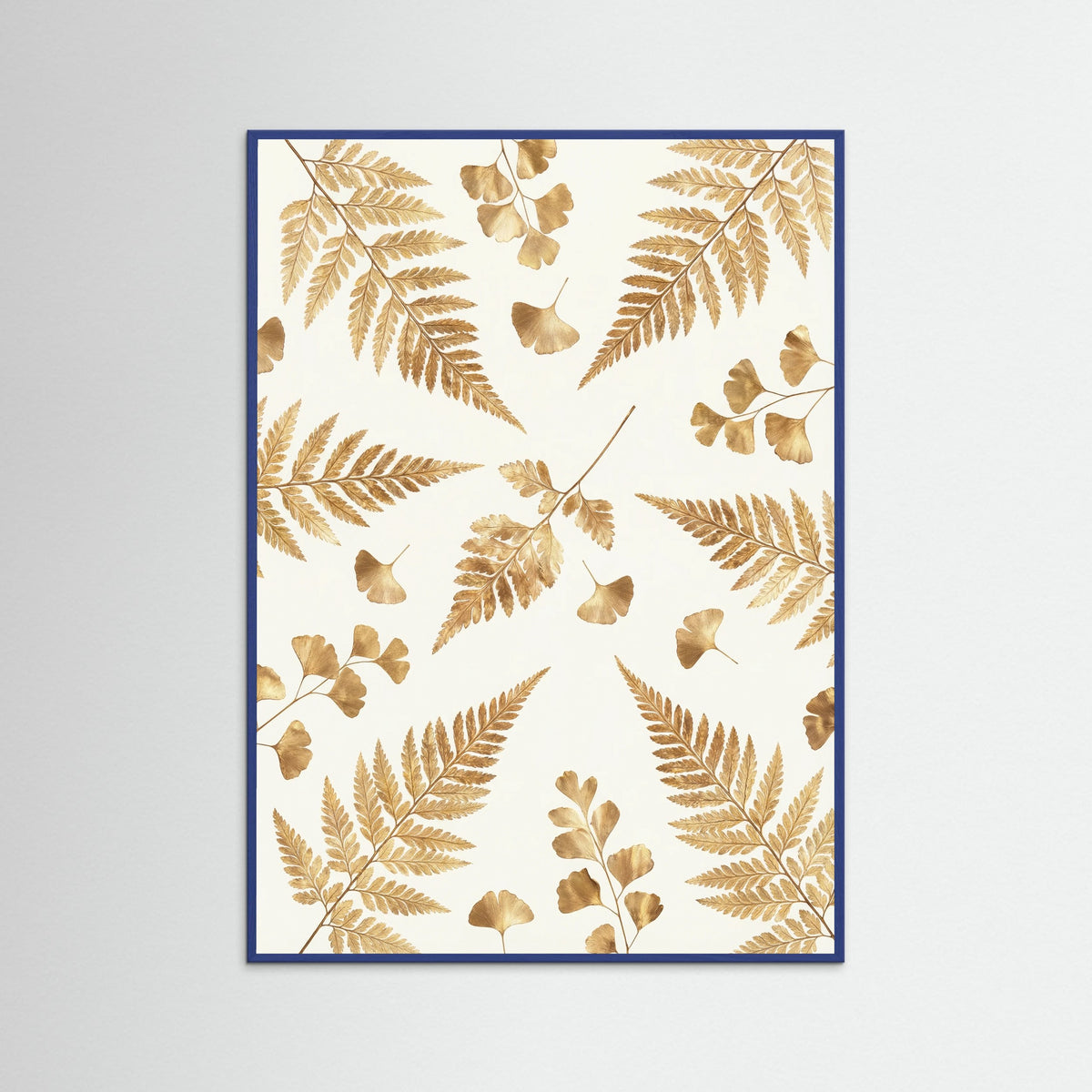 Blue Wood Gilded Eucalyptus