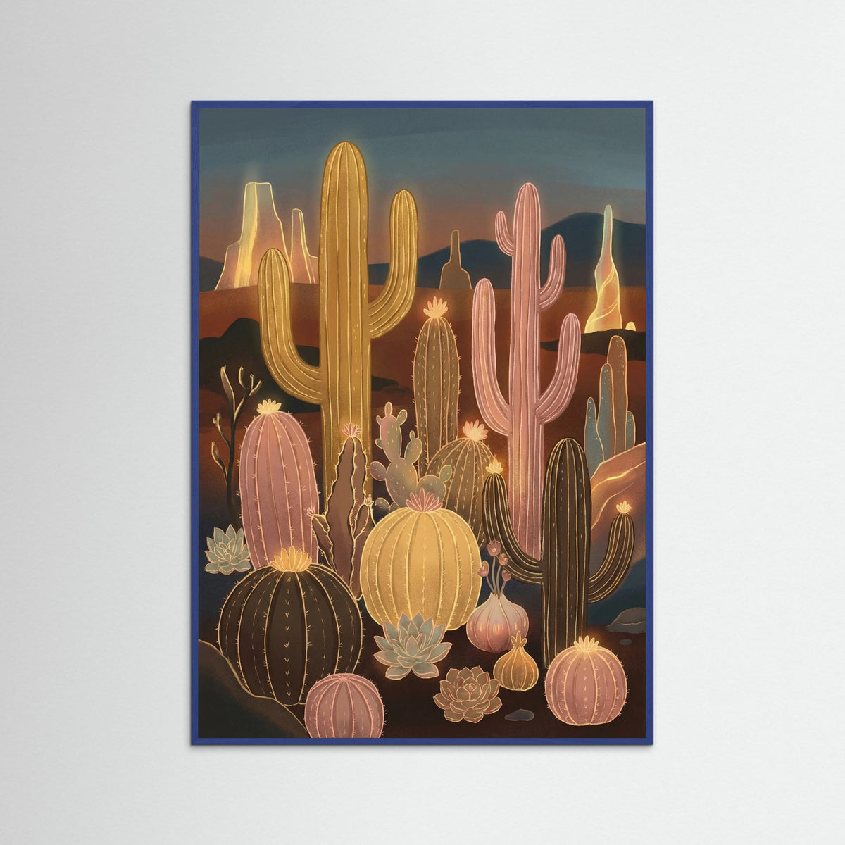 Blue Wood Gilded Mycelium