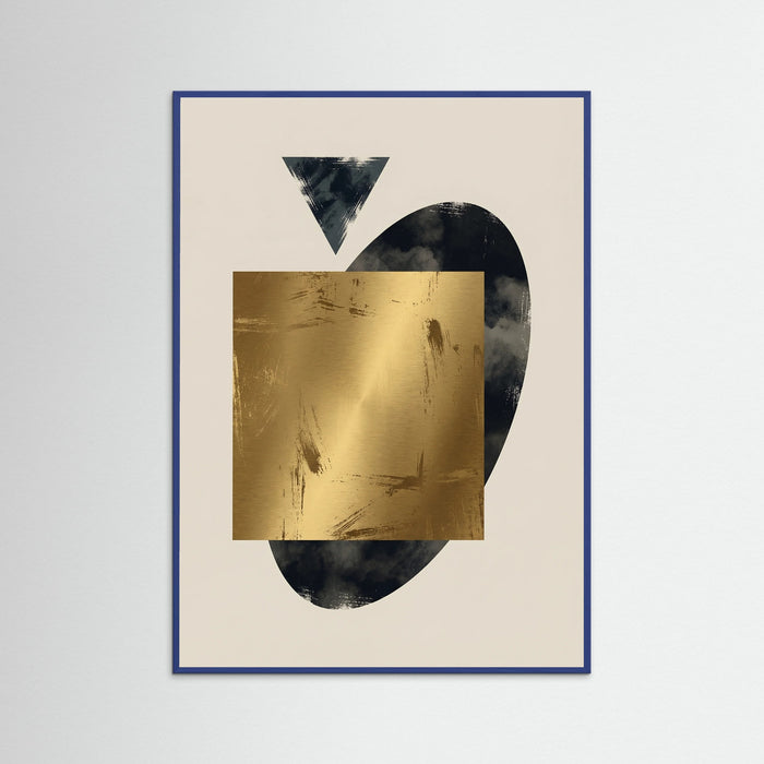 Blue Wood Golden Balance Beige