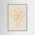 Blue Wood Golden Currents Beige