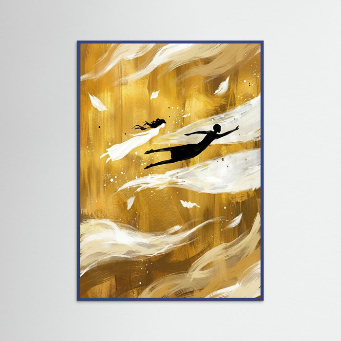 Blue Wood Golden Flight