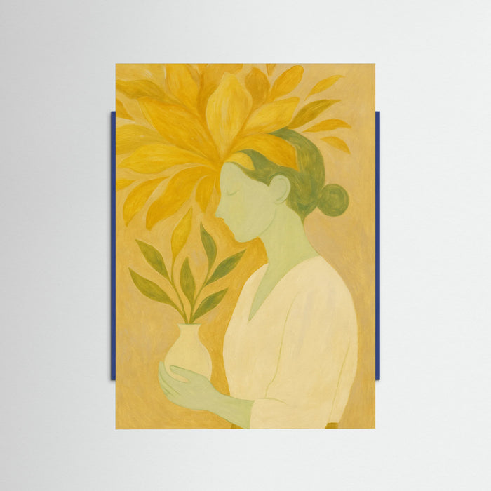 Blue Wood Golden Mind