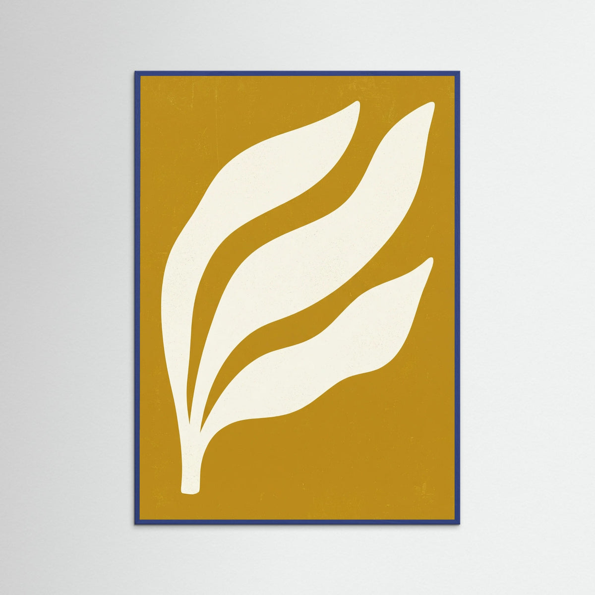 Blue Wood Golden Organic Flow