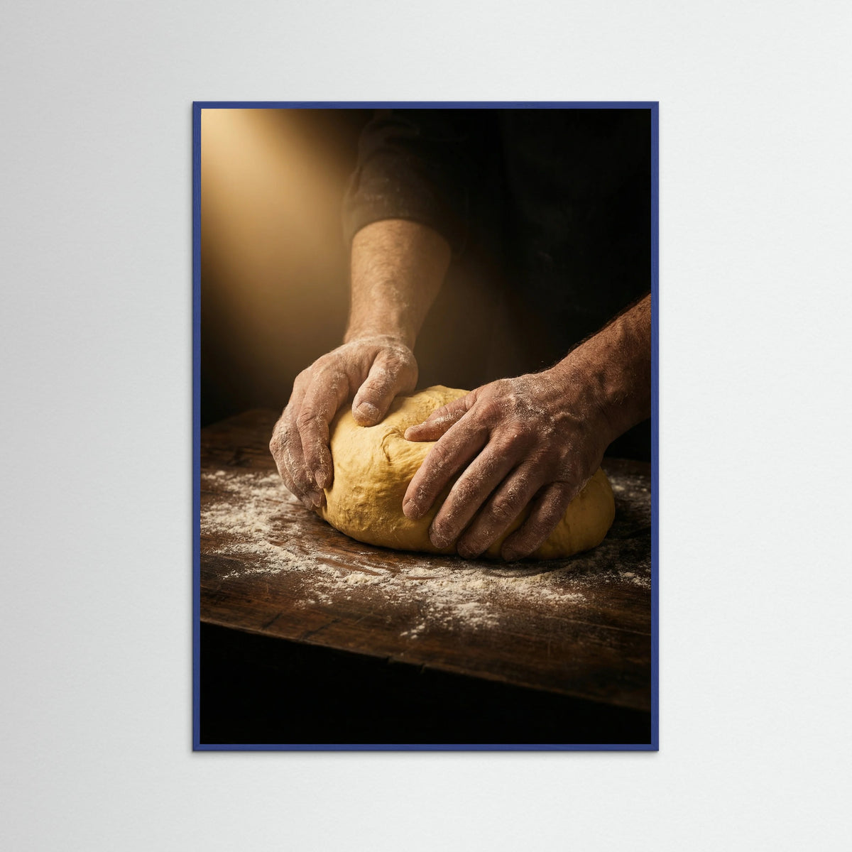 Blue Wood Golden Pour