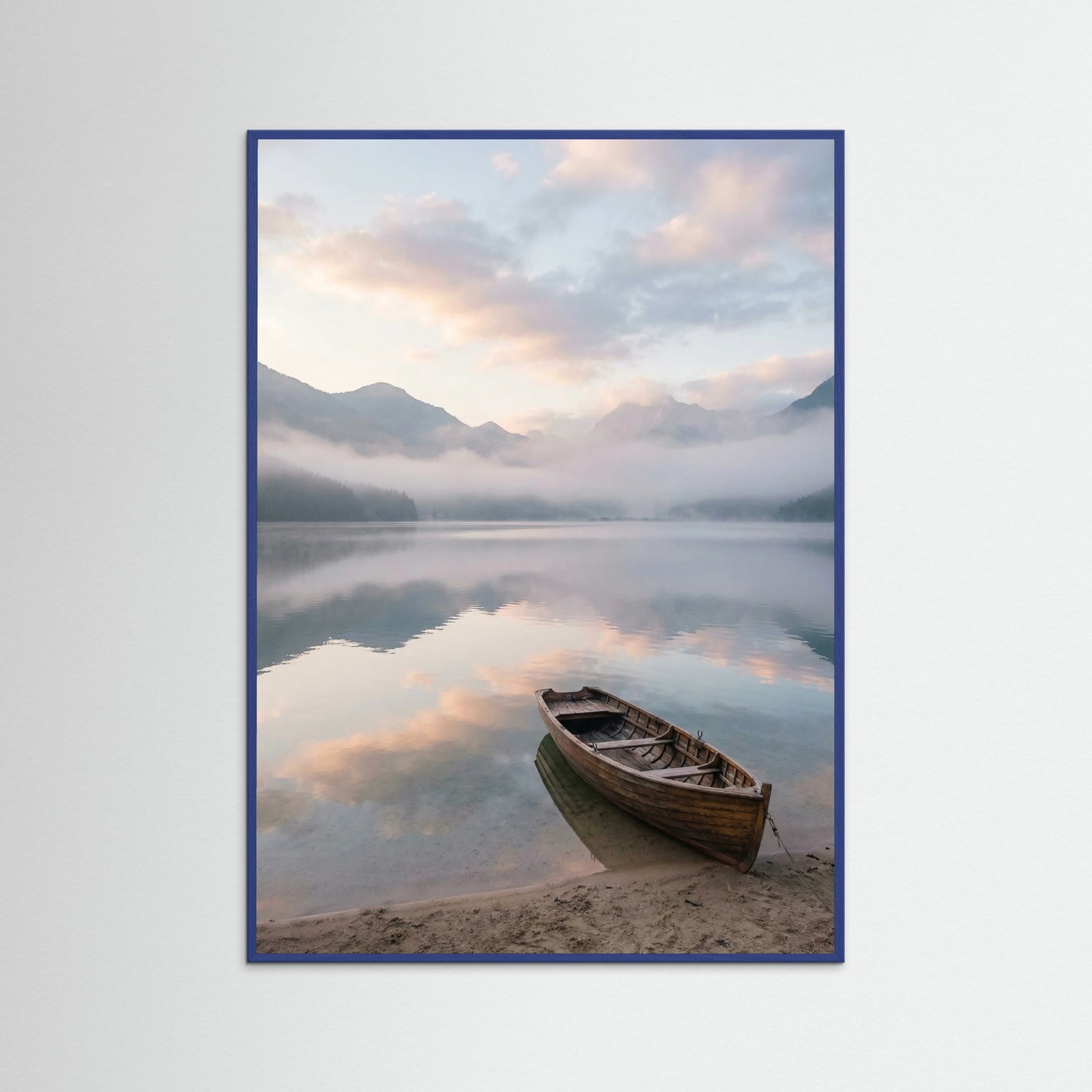 Blue Wood Golden Shore