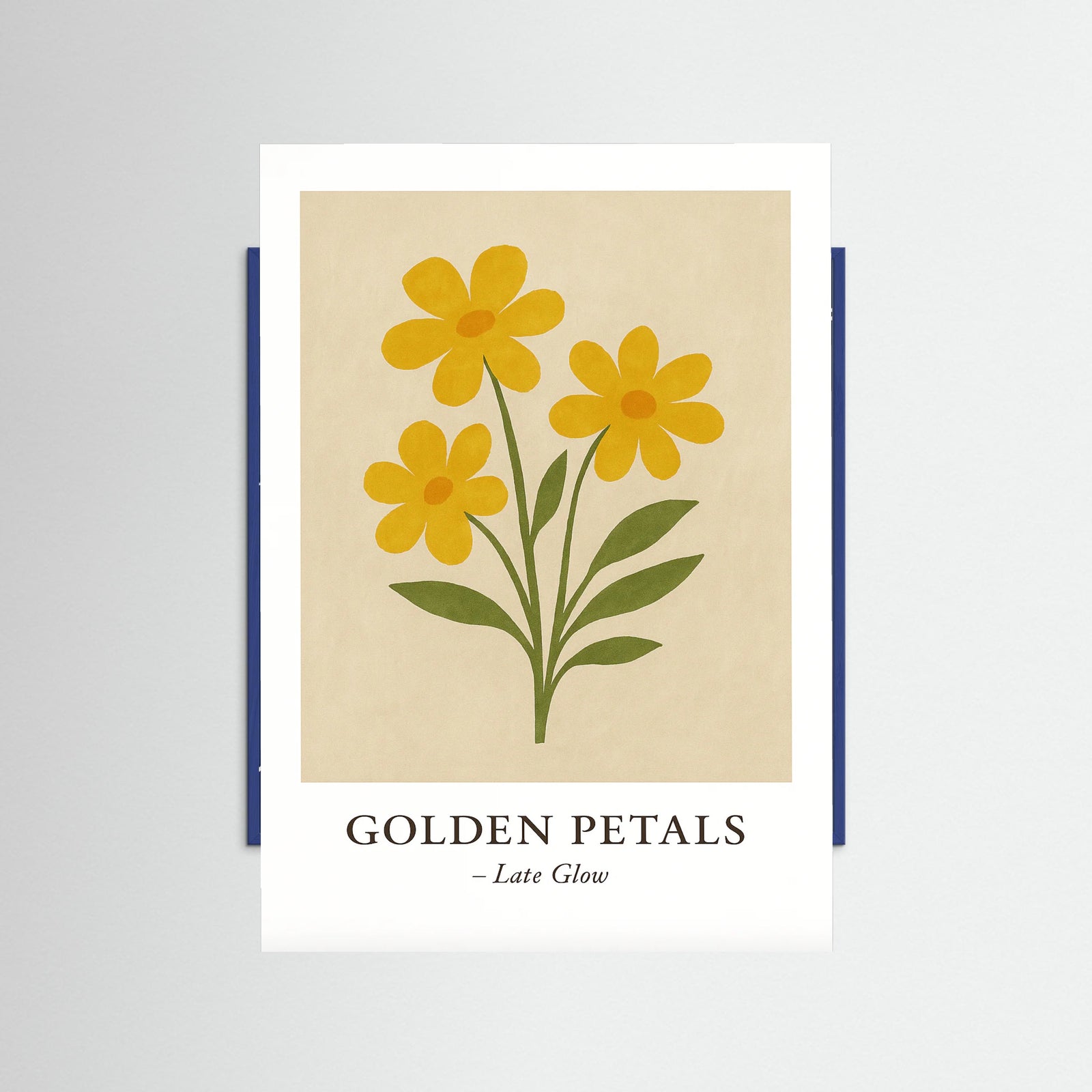 Blue Wood Golden petals