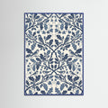 Blue Wood Grapevine Bloom Print