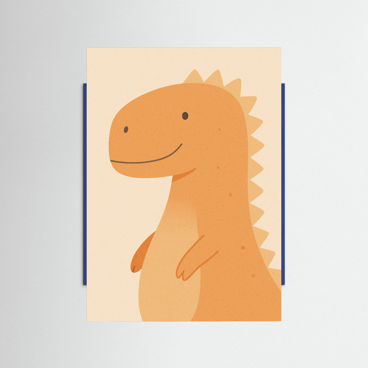 Blue Wood Green Dinosaur