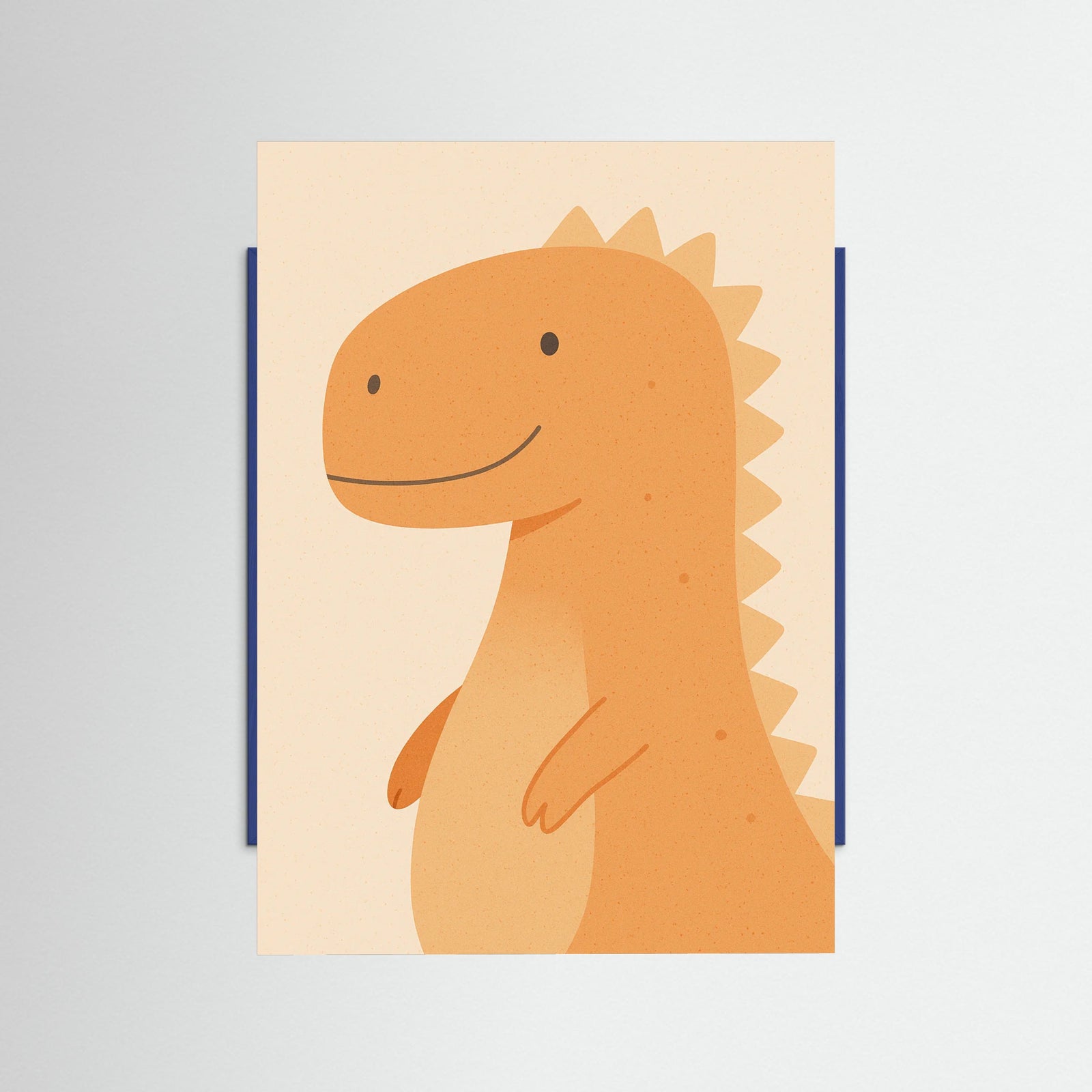 Blue Wood Green Dinosaur