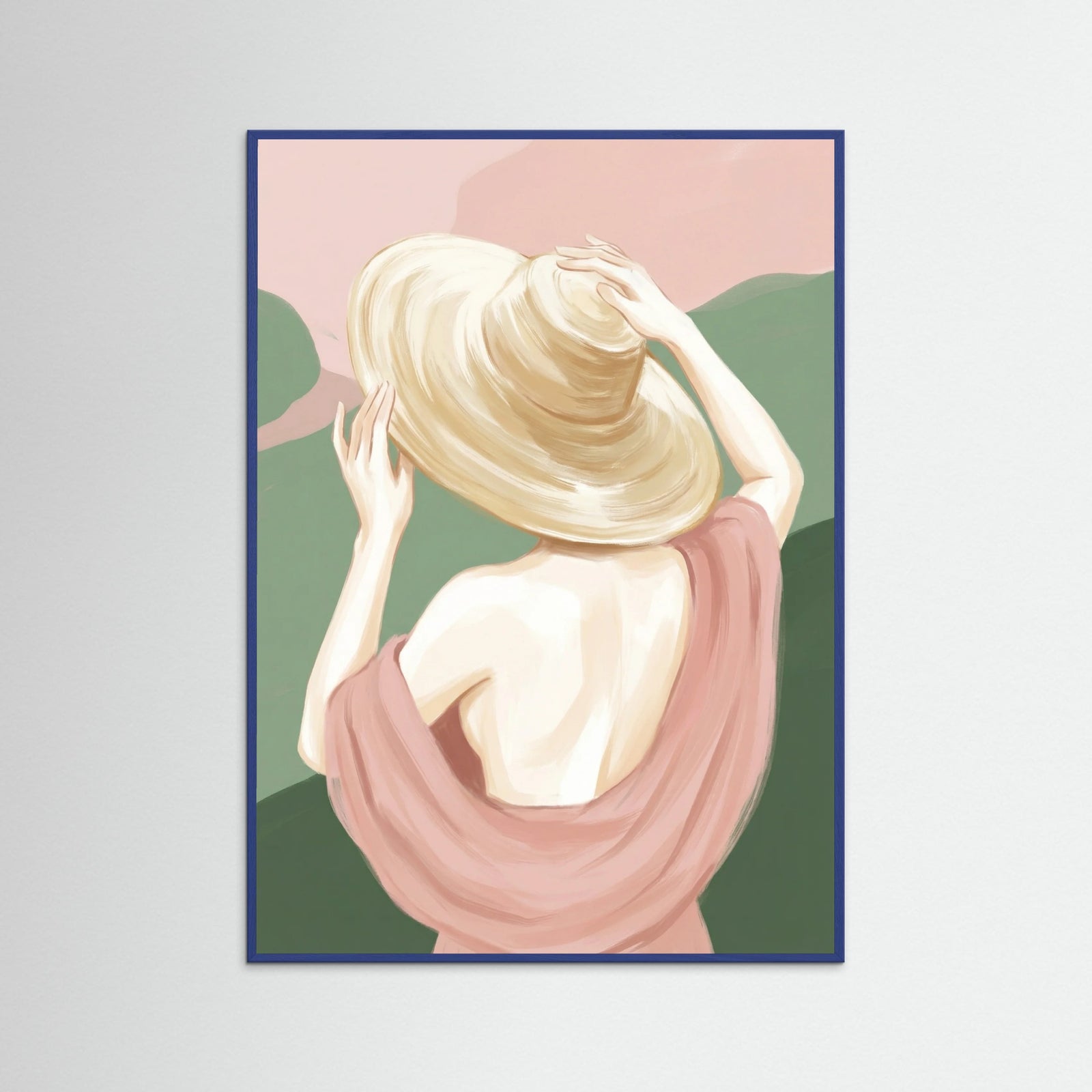 Blue Wood Green Embrace