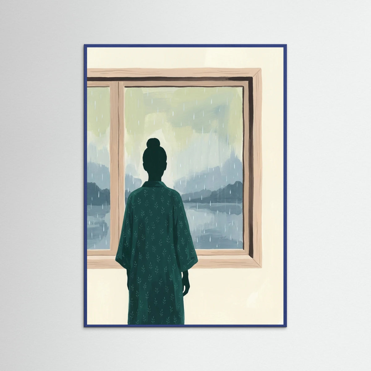 Blue Wood Green Serenity