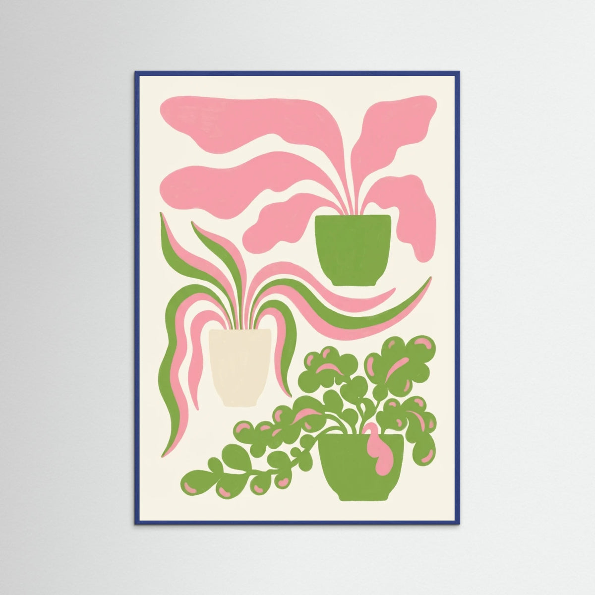 Blue Wood Groovy Growth