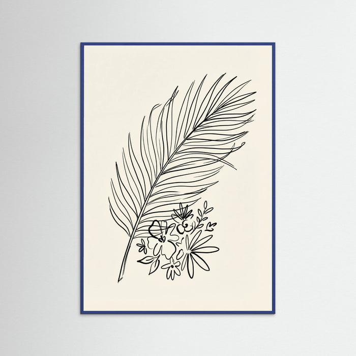 Blue Wood Hanoi Botanical Sketch