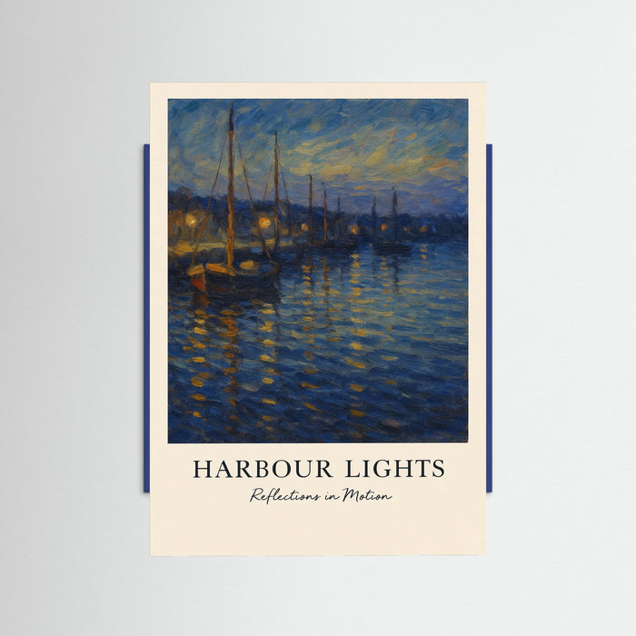 Blue Wood Harbour lights