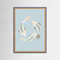 Blue Wood Harmonious Flight
