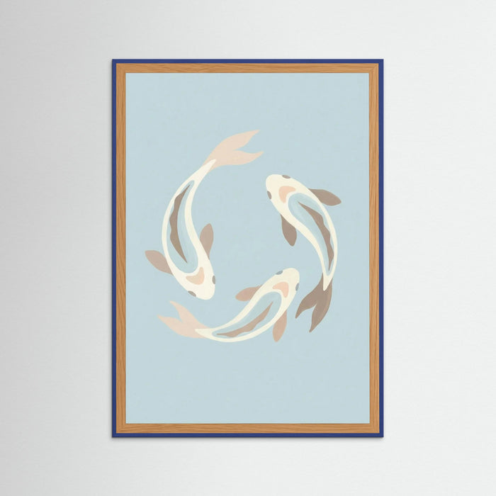Blue Wood Harmonious Flight