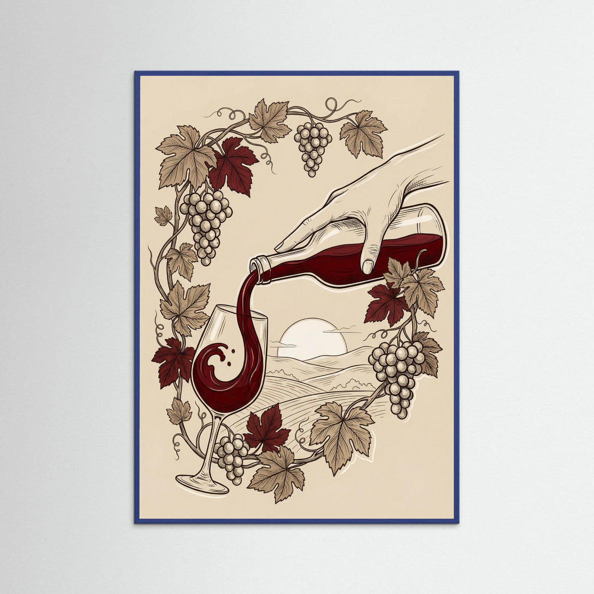 Blue Wood Harvest Toast
