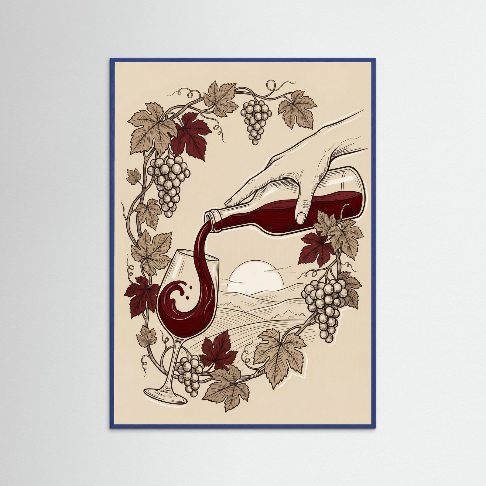 Blue Wood Harvest Toast