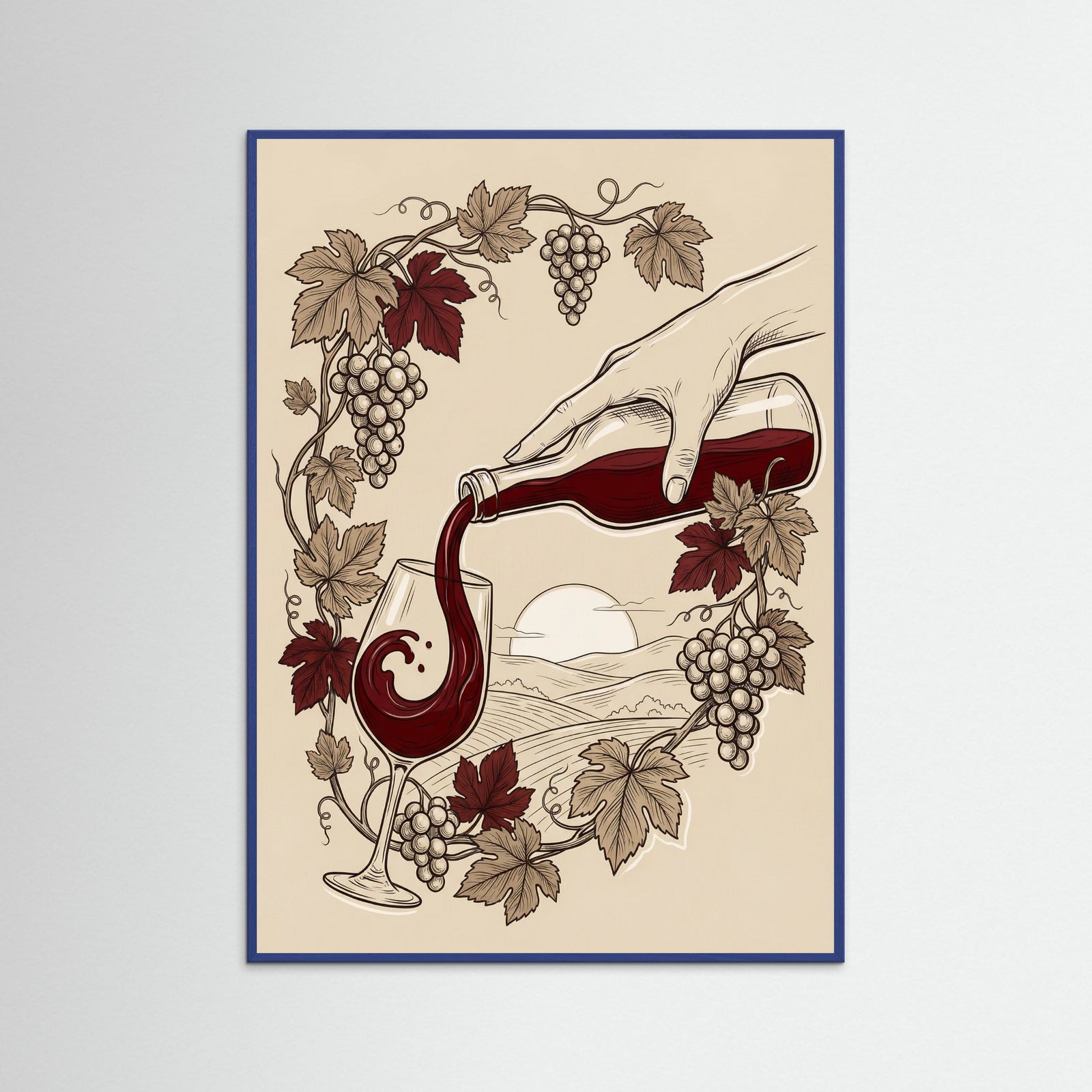 Blue Wood Harvest Toast