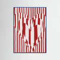 Heart in Stripes Poster – poster and art print