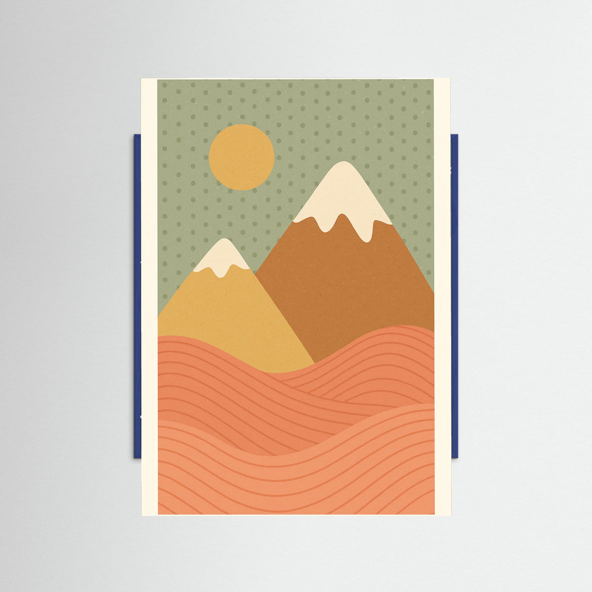 Blue Wood Heartfelt Connection