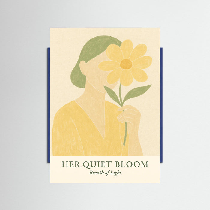 Blue Wood Her quiet bloom