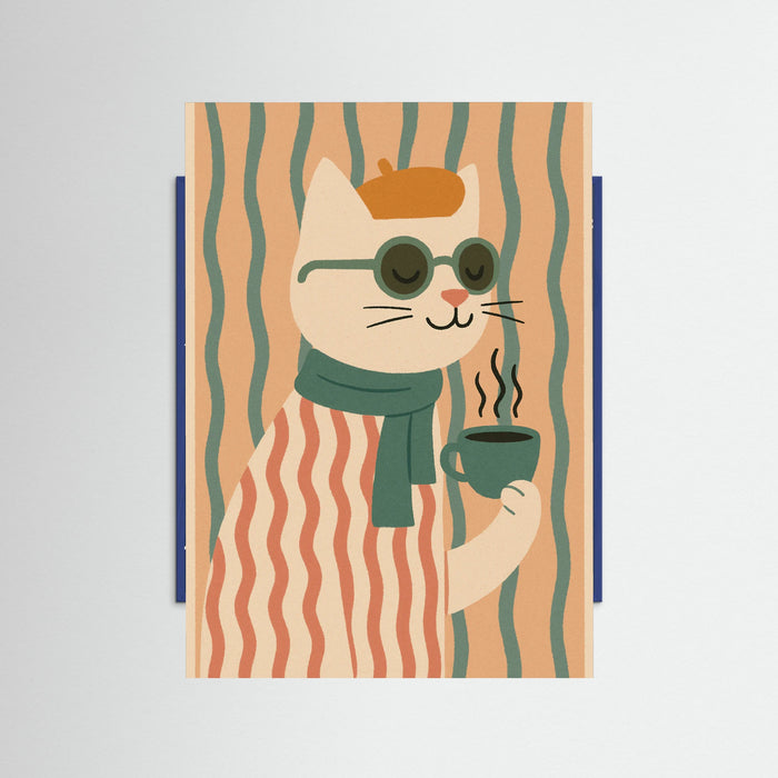 Blue Wood Hipster Hound
