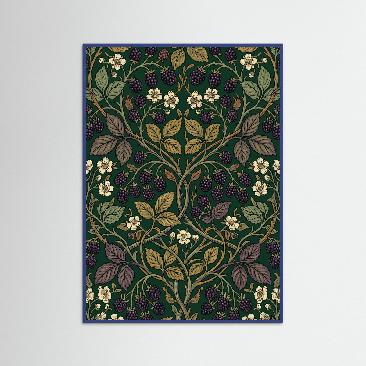 Blue Wood Honeysuckle Pattern