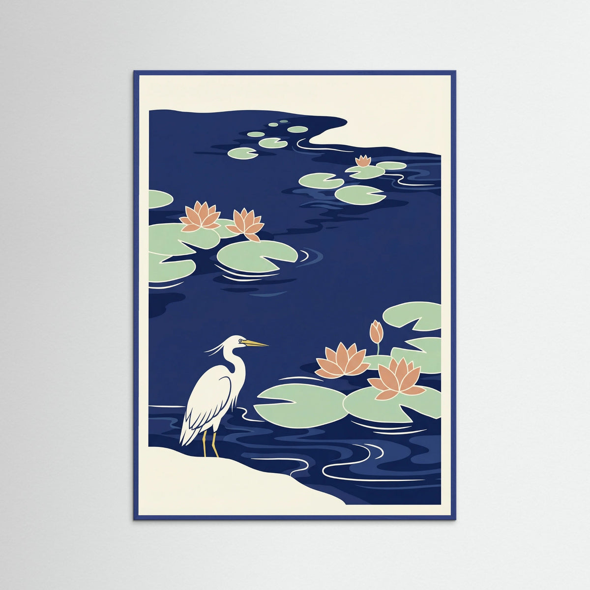 Blue Wood Indigo Cloud Patterns