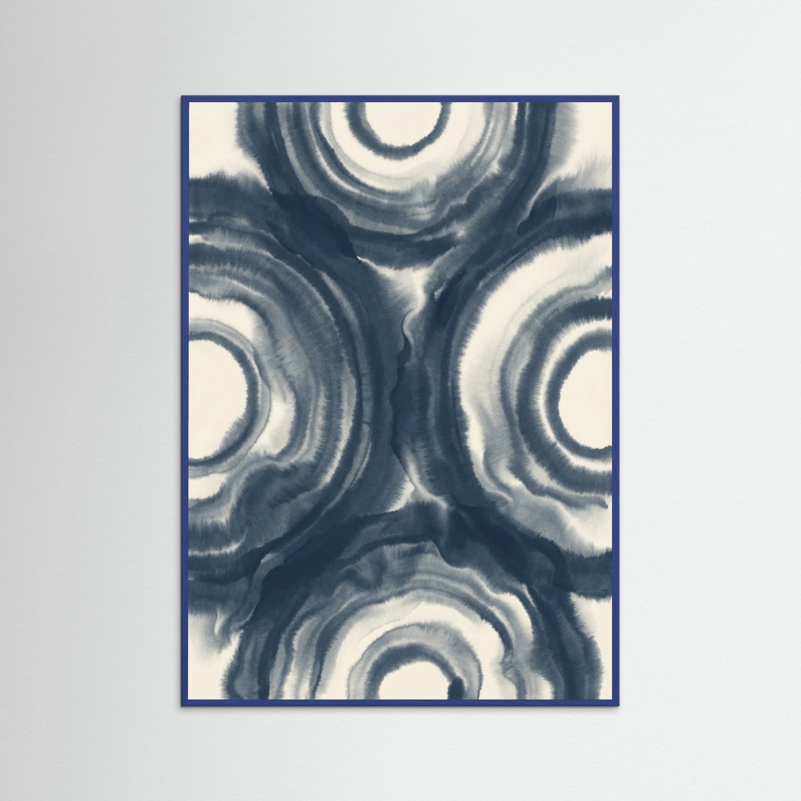 Blue Wood Indigo Lattice