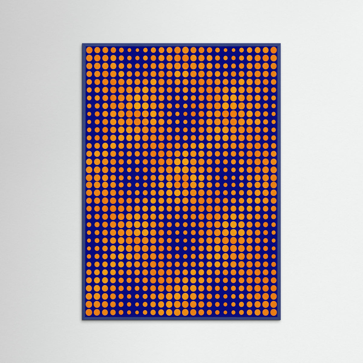 Blue Wood Infinite Dots