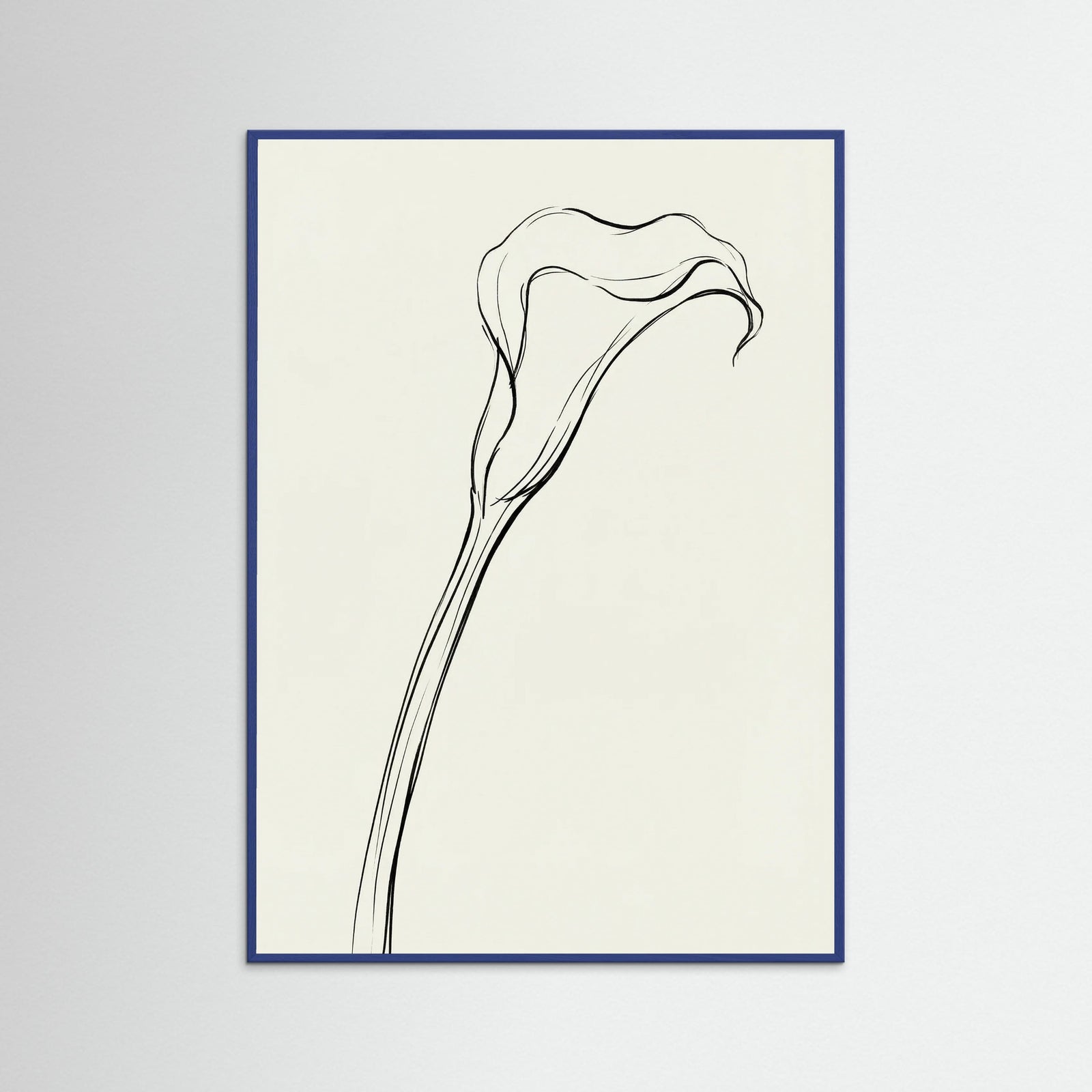 Blue Wood Ink Bouquet