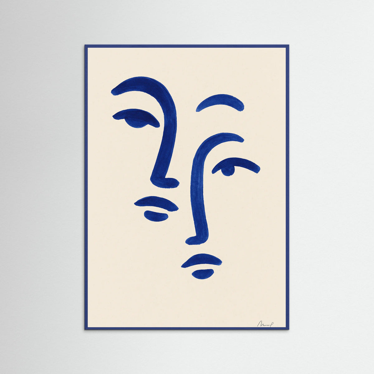 Blue Wood Inked Impressions