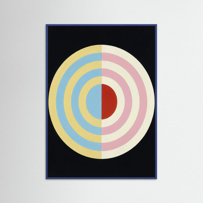 Blue Wood Inner Circles