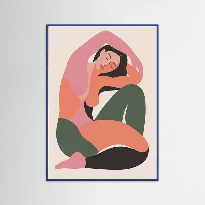 Blue Wood Inner Embrace
