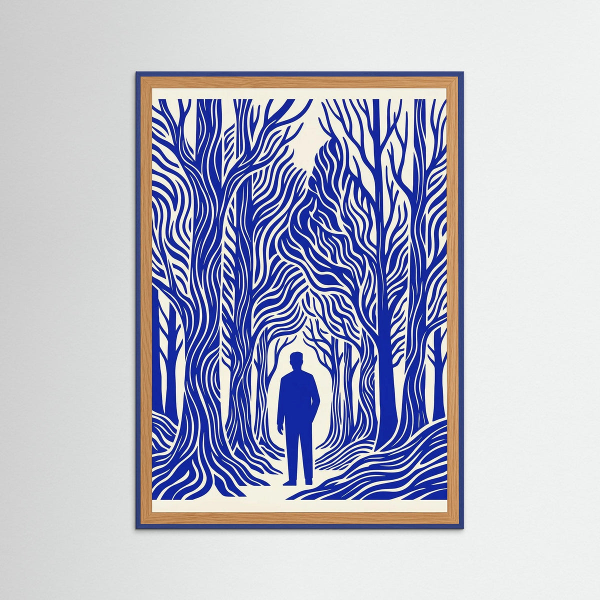 Blue Wood Inner Reflection