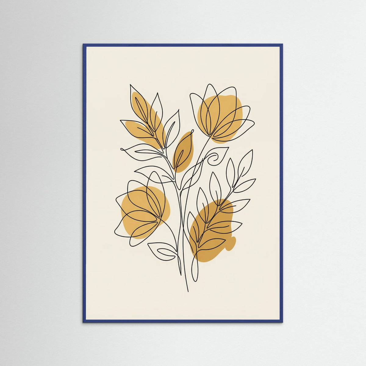 Blue Wood Intertwined Gaze