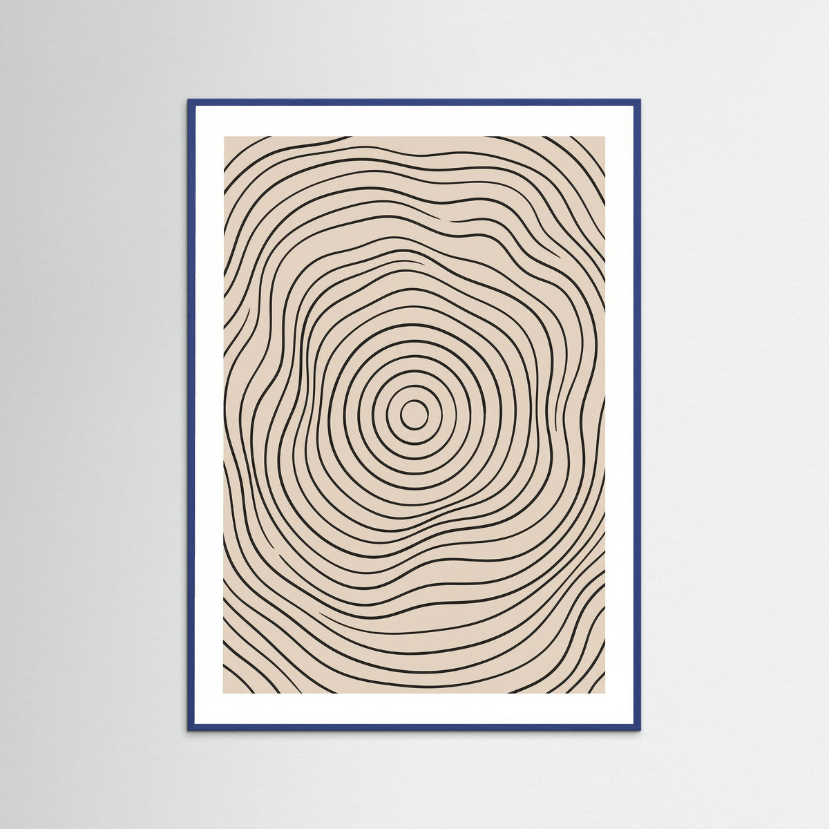 Blue Wood Interwoven Serenity