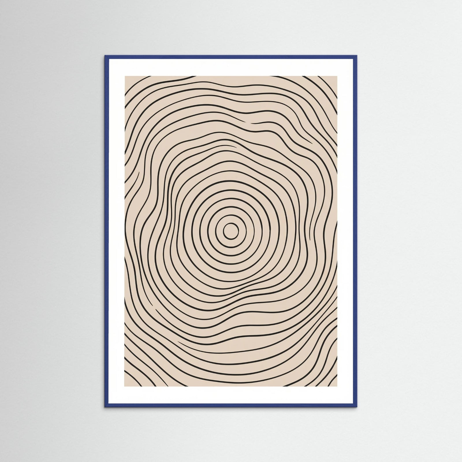 Blue Wood Interwoven Serenity